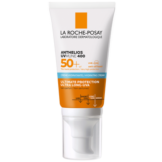 La Roche-Posay Anthelios UVMune 400, nawilżający krem ochronny do twarzy, SPF 50+, 50 ml - zdjęcie produktu