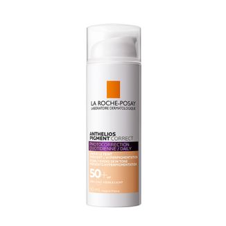 La Roche-Posay Anthelios Pigment Correct, barwiący krem ochronny do twarzy, SPF 50+, 50 ml - zdjęcie produktu