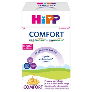 HiPP Comfort, na wzdęcia, kolki i zaparcia, od urodzenia, 600 g - zdjęcie produktu