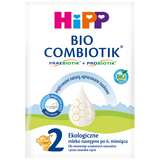 HIPP 2 BIO Combiotik, ekologiczne mleko następne, dla niemowląt, po 6 miesiącu, 27 g - miniaturka zdjęcia produktu