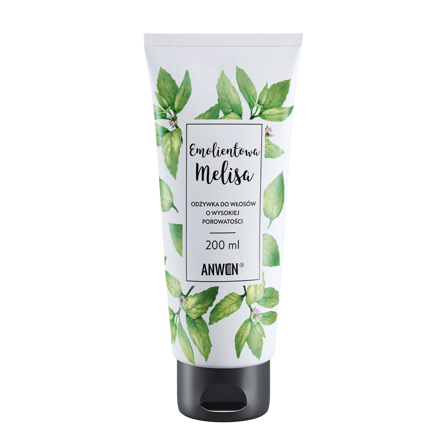 Nieznana Anwen Emolientowa, odżywka do włosów o wysokiej porowatości, Melisa, 200 ml