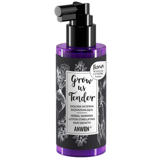 Anwen Grow Us Tender, ziołowa wcierka rozgrzewająca, 150 ml Anwen Grow Us Tender, ziołowa wcierka rozgrzewająca, 150 ml - zdjęcie produktu