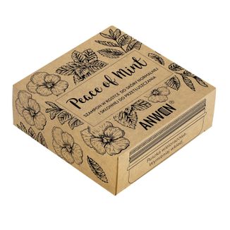 Anwen Peace of Mint, szampon w kostce, puszka, 75 g USZKODZONE OPAKOWANIE - zdjęcie produktu