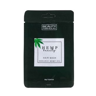 Beauty Formulas Hemp Beauty, maska do włosów z organicznym olejem konopnym, 24 g - zdjęcie produktu