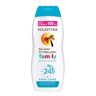 Kolastyna Family, nawilżający balsam po opalaniu dla dzieci i dorosłych, 400 ml - zdjęcie produktu
