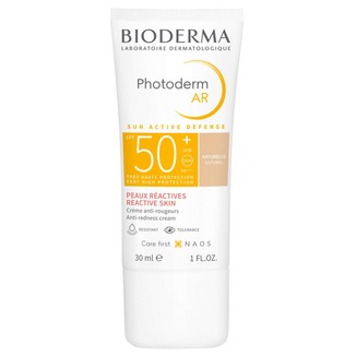 Bioderma Photoderm AR, ochronny krem tonujący, skóra wrażliwa z tendencją do zaczerwienień, SPF 50+, 30 ml - zdjęcie produktu