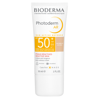 Bioderma Photoderm AR, ochronny krem tonujący, skóra wrażliwa z tendencją do zaczerwienień, SPF 50+, 30 ml - zdjęcie produktu