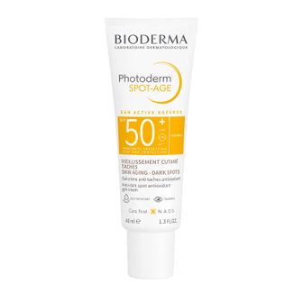 Bioderma Photoderm Spot-Age, ochronny krem antyoksydacyjny, zapobiegający przebarwieniom, SPF 50+, 40 ml - zdjęcie produktu