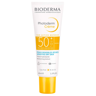 Bioderma Photoderm Creme, ochronny krem do twarzy, skóra sucha, SPF 50+, 40 ml - zdjęcie produktu