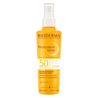Bioderma Photoderm Spray, lekki spray do ciała i twarzy, skóra wrażliwa, SPF 50+, 200 ml - zdjęcie produktu