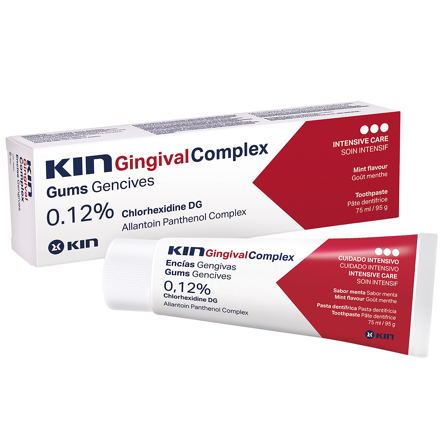 Nieznana Kin Gingival Complex, pasta do zębów z chlorheksydyną, 75 ml