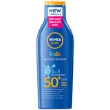 Nivea Sun Kids Protect & Care 5w1, balsam ochronny do opalania dla dzieci, SPF 50+, 200 ml - miniaturka zdjęcia produktu