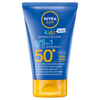 Nivea Sun Kids Protect & Care 5w1, balsam ochronny do opalania dla dzieci, SPF 50+, 50 ml - zdjęcie produktu