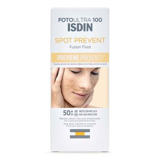 Isdin Fotoultra 100 Spot Prevent, fluid zapobiegający powstawaniu przebarwień, SPF 50+, 50 ml - zdjęcie produktu