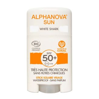 Alphanova Sun White Shark, sztyft przeciwsłoneczny, SPF 50+, 12 g - zdjęcie produktu