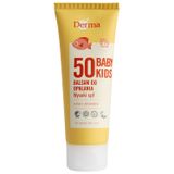Derma Sun Baby/Kids, balsam słoneczny dla dzieci, do twarzy i ciała, SPF 50, 75 ml - miniaturka zdjęcia produktu