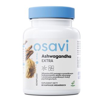 Osavi Vital Ashwagandha Extra, 60 kapsułek wegańskich - zdjęcie produktu