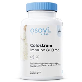Osavi Vital Colostrum Immuno 800 mg, 60 kapsułek - zdjęcie produktu