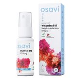 Osavi Vital Witamina B12, metylokobalamina 100 µg, spray doustny, smak wiśniowy, 25 ml - miniaturka zdjęcia produktu