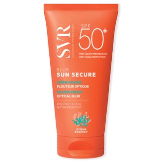 SVR Sun Secure Blur, brzoskwiniowy mus przeciwsłoneczny, SPF 50+, 50 ml  USZKODZONE OPAKOWANIE - zdjęcie produktu