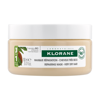 Klorane, maska z organicznym masłem Cupuacu do włosów bardzo suchych i zniszczonych, 150 ml - zdjęcie produktu