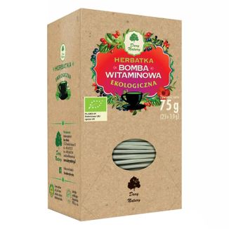 Dary Natury Bomba Witaminowa, herbatka ekologiczna, 3 g x 25 saszetek - zdjęcie produktu