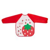 Bocioland, śliniak ceratowy z rękawkami, truskawka, 1 sztuka - miniaturka zdjęcia produktu