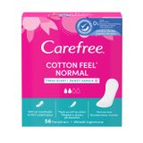 Wkładki higieniczne Carefree Cotton Feel Normal, fresh scent, 56 sztuk - miniaturka zdjęcia produktu