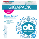 O.B. ProComfort, tampony higieniczne, Mini, 64 sztuki - miniaturka zdjęcia produktu