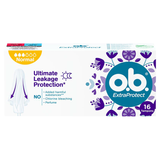 O.B. ExtraProtect, tampony higieniczne, Normal, 16 sztuk - miniaturka zdjęcia produktu