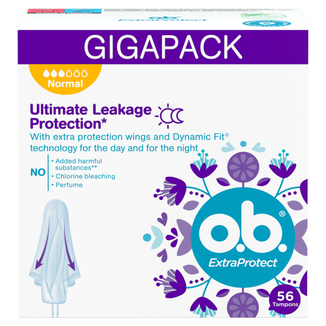 O.B. ExtraProtect, tampony higieniczne, Normal, 56 sztuk O.B. ExtraProtect, tampony higieniczne, Normal, 56 sztuk - zdjęcie produktu