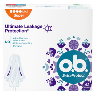 O.B. ExtraProtect, tampony higieniczne, Super, 42 sztuki - zdjęcie produktu