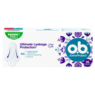 O.B. ExtraProtect, tampony higieniczne, Super Plus, 16 sztuk - zdjęcie produktu