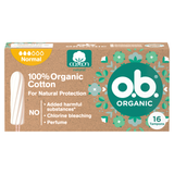 O.B. Organic, organiczne tampony higieniczne, Normal, 16 sztuk - miniaturka zdjęcia produktu