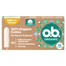 O.B. Organic, organiczne tampony higieniczne, Normal, 16 sztuk - 1 O.B. Organic, organiczne tampony higieniczne, Normal, 16 sztuk - miniaturka zdjęcia produktu