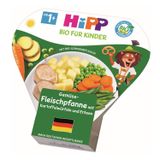 HiPP Danie Bio, jarzynki z ziemniaczkami i delikatnym schabem, po 1 roku, 250 g - miniaturka zdjęcia produktu