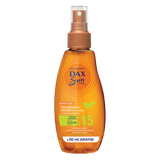 DAX Sun, relaksujący olejek do opalania z herbatą matcha, SPF 15, 200 ml - miniaturka zdjęcia produktu