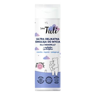 Luba Tuli, ultra delikatna emulsja do mycia dla niemowląt, z emolientem i prebiotykiem, 250 ml - zdjęcie produktu