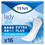 Tena Lady Slim, podpaski specjalistyczne, Extra Plus, 16 sztuk USZKODZONE OPAKOWANIE - miniaturka  zdjęcia produktu