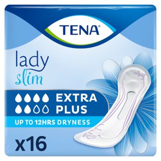 Tena Lady Slim, podpaski specjalistyczne, Extra Plus, 16 sztuk USZKODZONE OPAKOWANIE - zdjęcie produktu