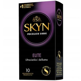 Unimil Skyn Elite, prezerwatywy nielateksowe, ultracienkie, 10 sztuk - zdjęcie produktu