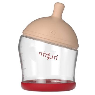 Mimijumi Not So Hungry, butelka antykolkowa ze smoczkiem o wolnym przepływie, 0-12 miesięcy, 120 ml - zdjęcie produktu
