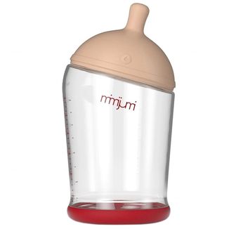 Mimijumi Very Hungry, butelka antykolkowa ze smoczkiem o szybkim przepływie, 6-18 miesięcy, 240 ml - zdjęcie produktu