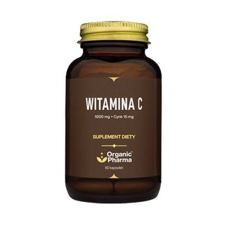 Organic Pharma Witamina C 1000 mg + Cynk 15 mg, 60 kapsułek - zdjęcie produktu