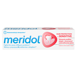 Meridol Complete Care, pasta do zębów, wrażliwe dziąsła i zęby, 75 ml USZKODZONE OPAKOWANIE - zdjęcie produktu