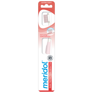 Meridol Complete Care, szczoteczka do zębów, wrażliwe dziąsła i zęby, miękka, 1 sztuka - zdjęcie produktu
