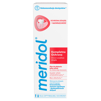 Meridol Complete Care, płyn do płukania jamy ustnej, bez alkoholu, 400 ml - zdjęcie produktu