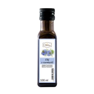 OlVita Olej z czarnuszki, zimnotłoczony, nieoczyszczony, 100 ml KRÓTKA DATA - zdjęcie produktu