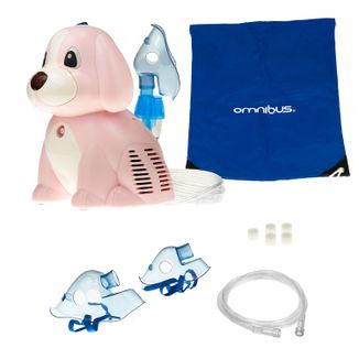 Omnibus Puppy Me BR-CN171, inhalator kompresorowy, różowy USZKODZONE OPAKOWANIE - zdjęcie produktu