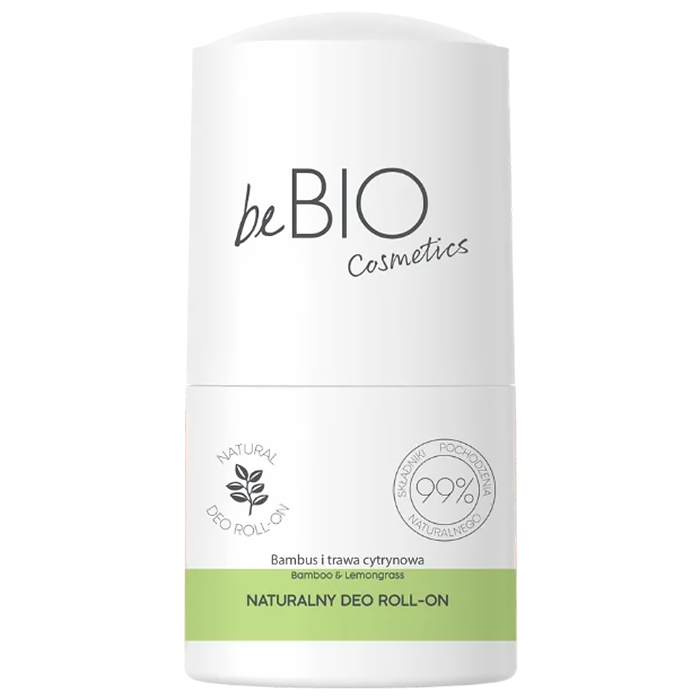 beBIO Ewa Chodakowska beBIO Ewa Chodakowska, naturalny dezodorant roll-on, bambus i trawa cytrynowa, 50 ml